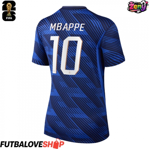 Dres Francúzsko Kylian Mbappe #10 Domáci pre Ženy MS 2026 Krátky Rukáv